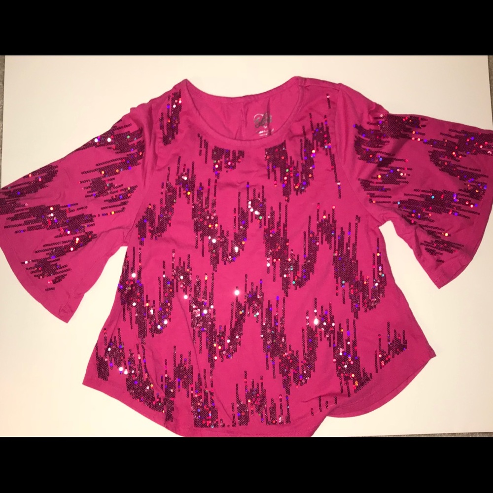 Girls Justice Sequin Top
